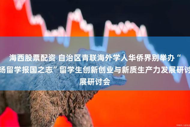 海西股票配资 自治区青联海外学人华侨界别举办“弘扬留学报国之志”留学生创新创业与新质生产力发展研讨会