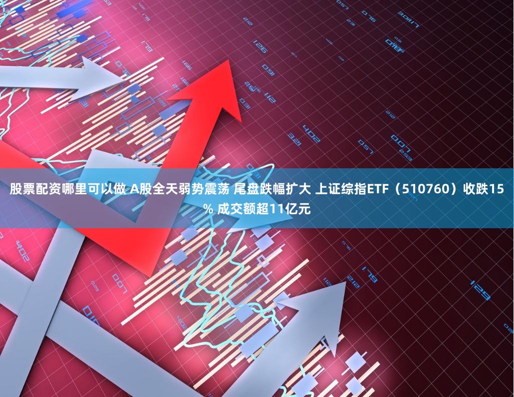 股票配资哪里可以做 A股全天弱势震荡 尾盘跌幅扩大 上证综指ETF（510760）收跌15% 成交额超11亿元
