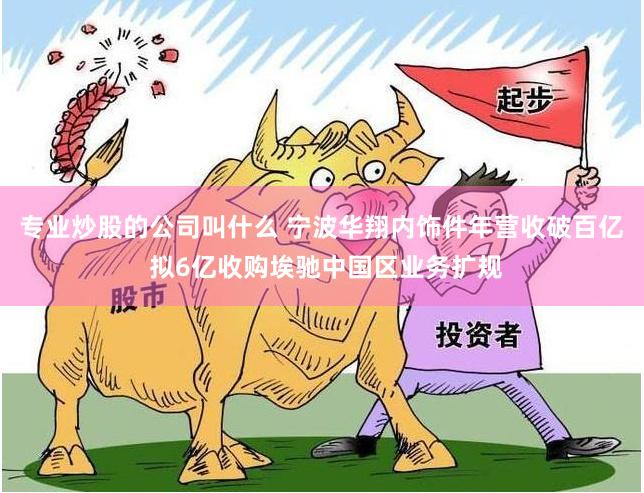 专业炒股的公司叫什么 宁波华翔内饰件年营收破百亿 拟6亿收购埃驰中国区业务扩规