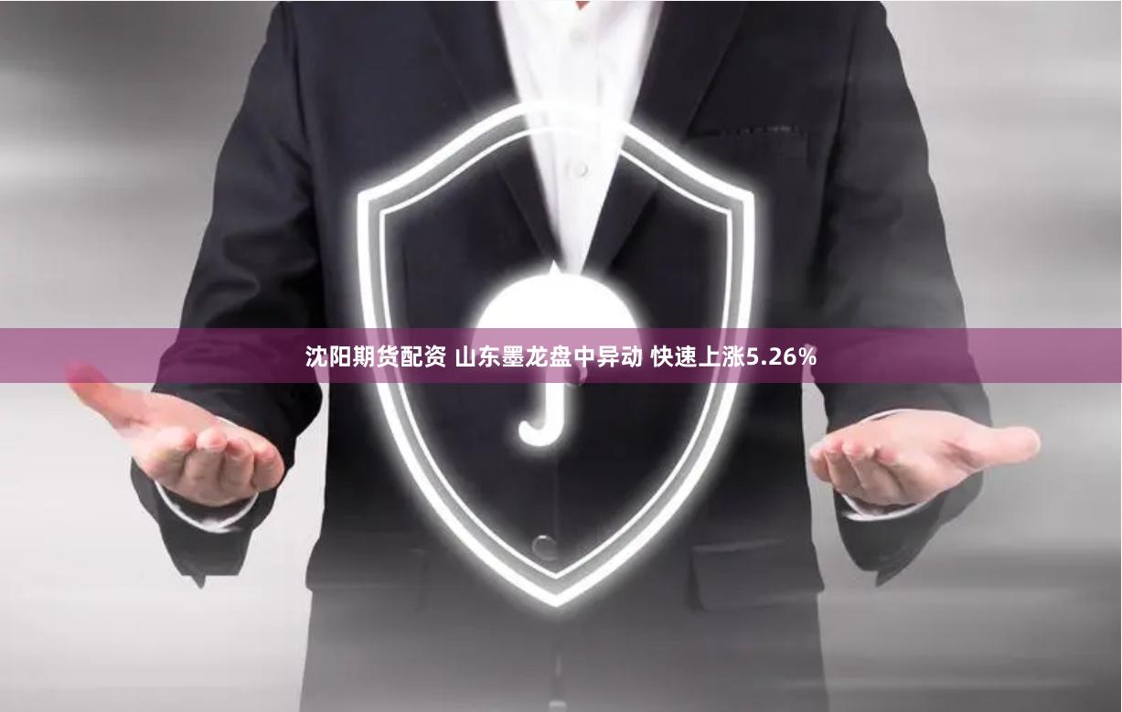沈阳期货配资 山东墨龙盘中异动 快速上涨5.26%